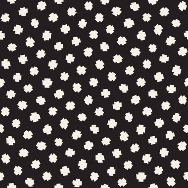 Vektör Seamless modeli. Dağınık geometrik şekiller ile arka plan.