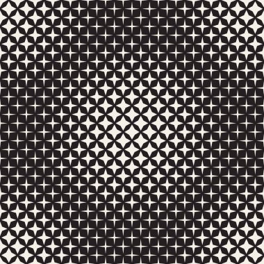 Geometrik sorunsuz yıldız şekiller desen. Yarı ton Gradient etkisi. Yinelenen arka plan doku. Şık vektör çizim