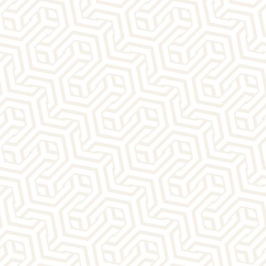 Vektör satırları desen titreşim sorunsuz. Altıgen kafes ile geometrik arka plan yinelenen.