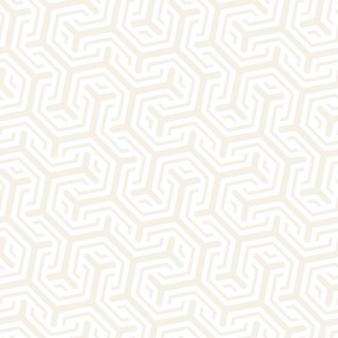 Vektör satırları desen titreşim sorunsuz. Altıgen kafes ile geometrik arka plan yinelenen.