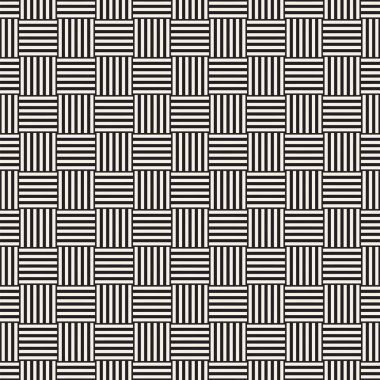 Çizgili kafes ile soyut geometrik desen. Sorunsuz vektör arka plan