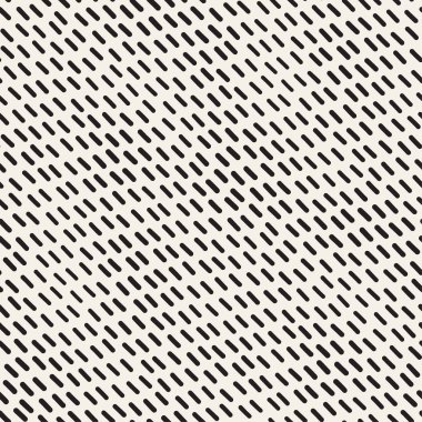 El dağınık dalgalı çizgiler tek renkli doku çekilmiş. Vektör sorunsuz siyah-beyaz desen