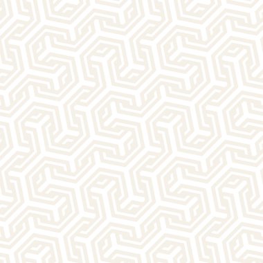 Vektör satırları desen titreşim sorunsuz. Altıgen kafes ile geometrik arka plan yinelenen.