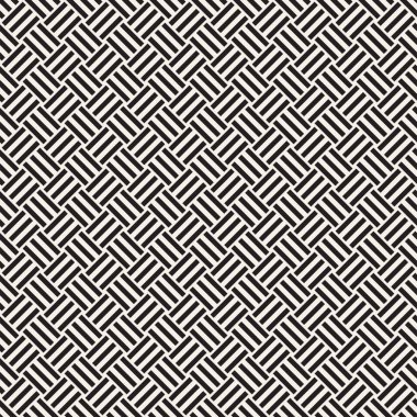 Çizgili kafes ile soyut geometrik desen. Sorunsuz vektör arka plan