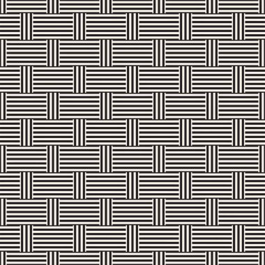 Çizgili kafes ile soyut geometrik desen. Sorunsuz vektör arka plan
