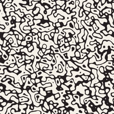 Gürültü soyut doku. Retro arka plan tasarlamak. Vektör sorunsuz siyah-beyaz desen.