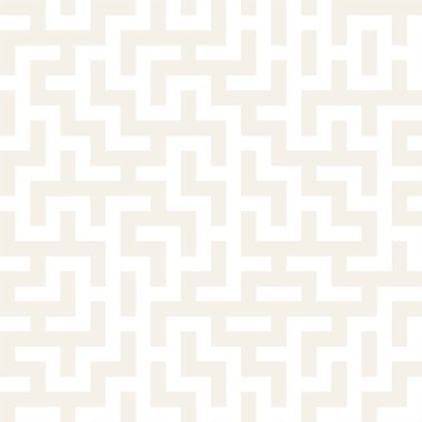 Çağdaş grafik fayans düzensiz labirent şekiller. Geometrik arka plan tasarlamak. Vektör sorunsuz siyah-beyaz desen.