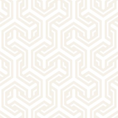 Vektör satırları desen titreşim sorunsuz. Altıgen kafes ile geometrik arka plan yinelenen.