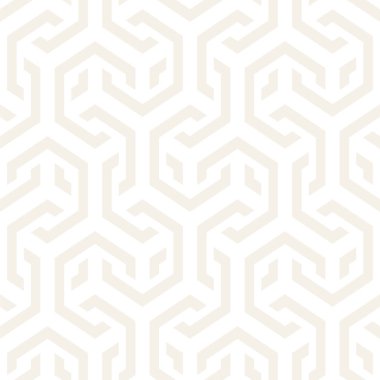 Vektör satırları desen titreşim sorunsuz. Altıgen kafes ile geometrik arka plan yinelenen.