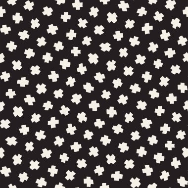 Vektör Seamless modeli. Dağınık geometrik şekiller ile arka plan.