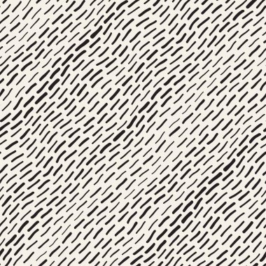 Arka arka plan ile yuvarlak fırça darbeleri. Doodle vektör Seamless Modeli.