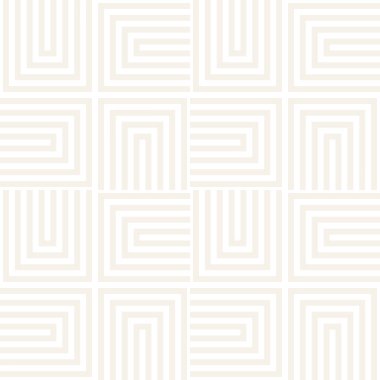 Geometrik yinelenen döşeme çizgili. Vektör Dikişsiz tek renkli ince desen