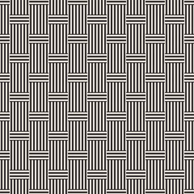 Çizgili kafes ile soyut geometrik desen. Sorunsuz vektör arka plan