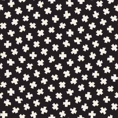 Vektör Seamless modeli. Dağınık geometrik şekiller ile arka plan.