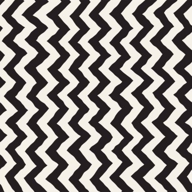 Sorunsuz dalgalı el çekilmiş çizgili desen. Yinelenen vektör doku.