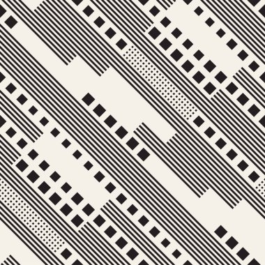 Rasgele boyutu kareler sonsuz arka plan. Vektör Seamless Modeli.