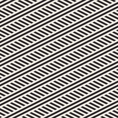 Paralel çizgiler titreşim. Vektör Dikişsiz tek renkli desen.