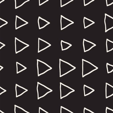 Vektör Seamless çocuksu modeli. Fırça hatları ile arka plan. Geometrik şekiller doku el çekilmiş