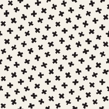 Vektör Seamless modeli. Dağınık geometrik şekiller ile arka plan.