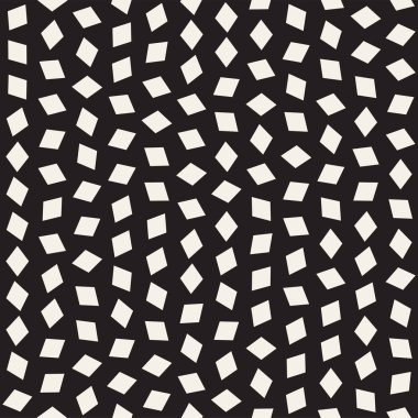 Modaya uygun doku dağınık geometrik şekiller ile. Vektör Seamless Modeli.