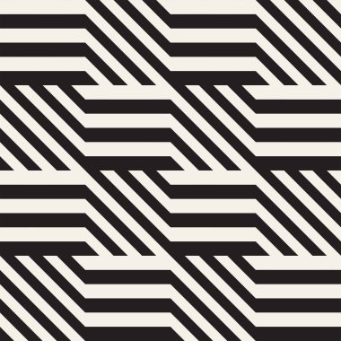 Eğimli çizgiler Modern doku yinelenen. Tek renkli geometrik Seamless Modeli.