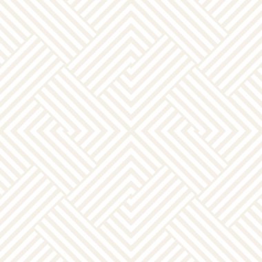 Geometrik yinelenen döşeme çizgili. Vektör Dikişsiz tek renkli ince desen