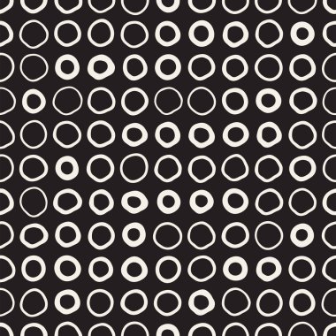 Vektör Seamless çocuksu modeli. Fırça hatları ile arka plan. Geometrik şekiller doku el çekilmiş