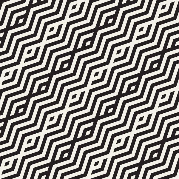 Soyut zikzak paralel çizgiler. Vektör Seamless modeli. Yinelenen tek renkli arka plan