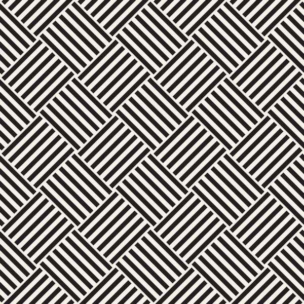 Carrelage répétitif des bandes géométriques. Modèle monochrome sans couture vectoriel — Image vectorielle