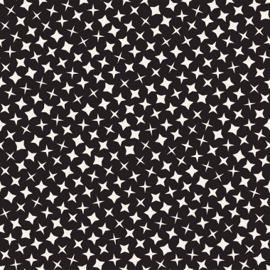 Modaya uygun doku dağınık geometrik şekiller ile. Vektör Seamless Modeli.