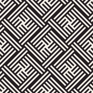 Sorunsuz vektör desen. Geometrik arka plan. Zarif çizgiler kafes