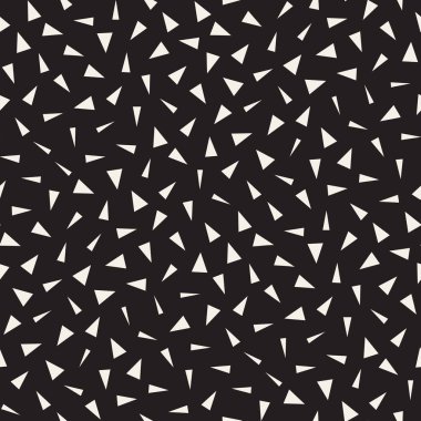 Modaya uygun doku dağınık geometrik şekiller ile. Vektör Seamless Modeli.