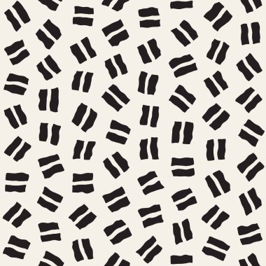 Vektör Seamless modeli. Dağınık geometrik şekiller ile arka plan.