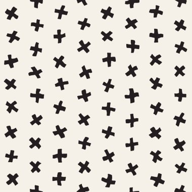 Vektör Seamless modeli. Dağınık geometrik şekiller ile arka plan.