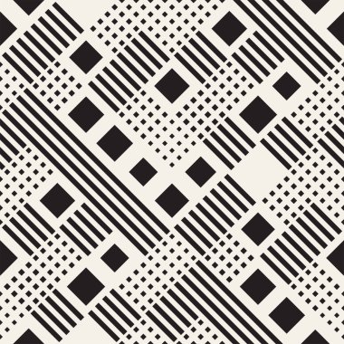 Rasgele boyutu kareler sonsuz arka plan. Vektör Seamless Modeli.