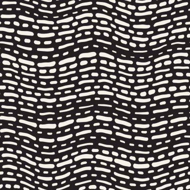 Arka arka plan ile yuvarlak fırça darbeleri. Doodle vektör Seamless Modeli.