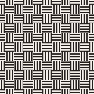 Çizgili kafes ile soyut geometrik desen. Sorunsuz vektör arka plan