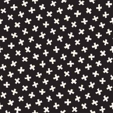 Vektör Seamless modeli. Dağınık geometrik şekiller ile arka plan.