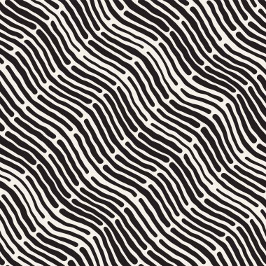 Arka arka plan ile yuvarlak fırça darbeleri. Doodle vektör Seamless Modeli.