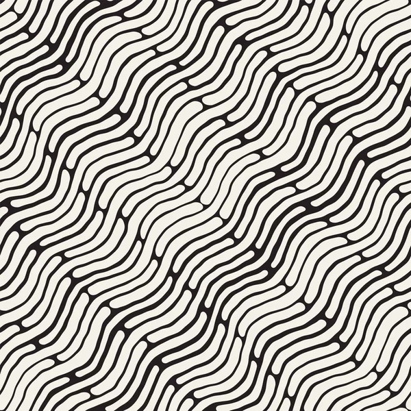 Arka arka plan ile yuvarlak fırça darbeleri. Doodle vektör Seamless Modeli.