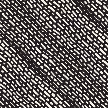 Arka arka plan ile yuvarlak fırça darbeleri. Doodle vektör Seamless Modeli.