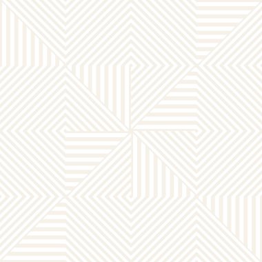 Geometrik yinelenen döşeme çizgili. Vektör Dikişsiz tek renkli ince desen