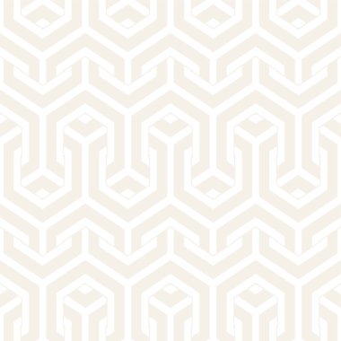 Vektör satırları desen titreşim sorunsuz. Altıgen kafes ile geometrik arka plan yinelenen.