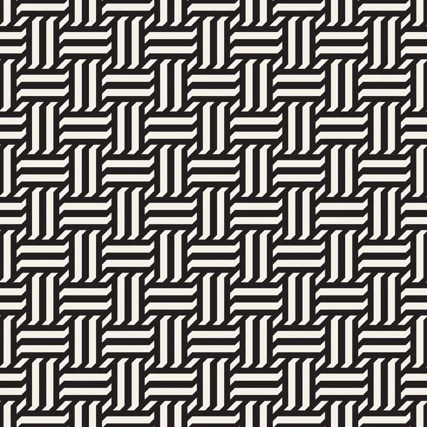 Vektor nahtlose Muster. moderne stilvolle Verflechtung Linien Textur. geometrisches Streifenornament. — Stockvektor