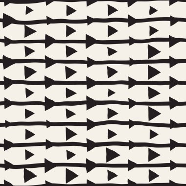 Vektör Seamless çocuksu modeli. Tek renkli elle çizilmiş geometrik şekiller doku