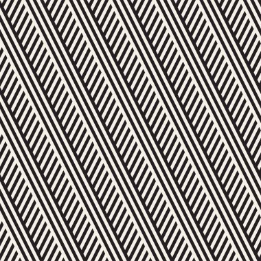 Paralel çizgiler titreşim. Vektör Dikişsiz tek renkli desen.