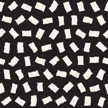 Vektör Seamless modeli. Dağınık geometrik şekiller ile arka plan.