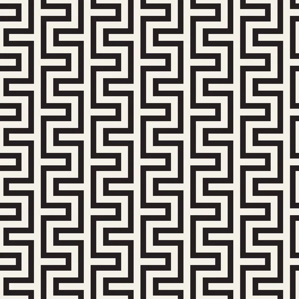 Labirinto Linee aggrovigliate Grafica contemporanea. Abstract Design geometrico dello sfondo. Modello senza cuciture vettoriale . — Vettoriale Stock