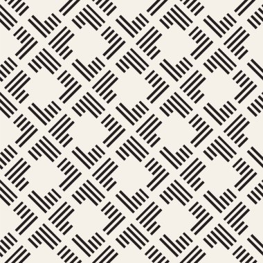 Dikişsiz desen çizgili. Vektör arka plan. Şık kafes yapısı