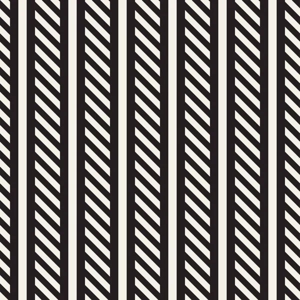 平行縞をインター レース。シームレスな白黒パターン ベクトル. — ストックベクタ